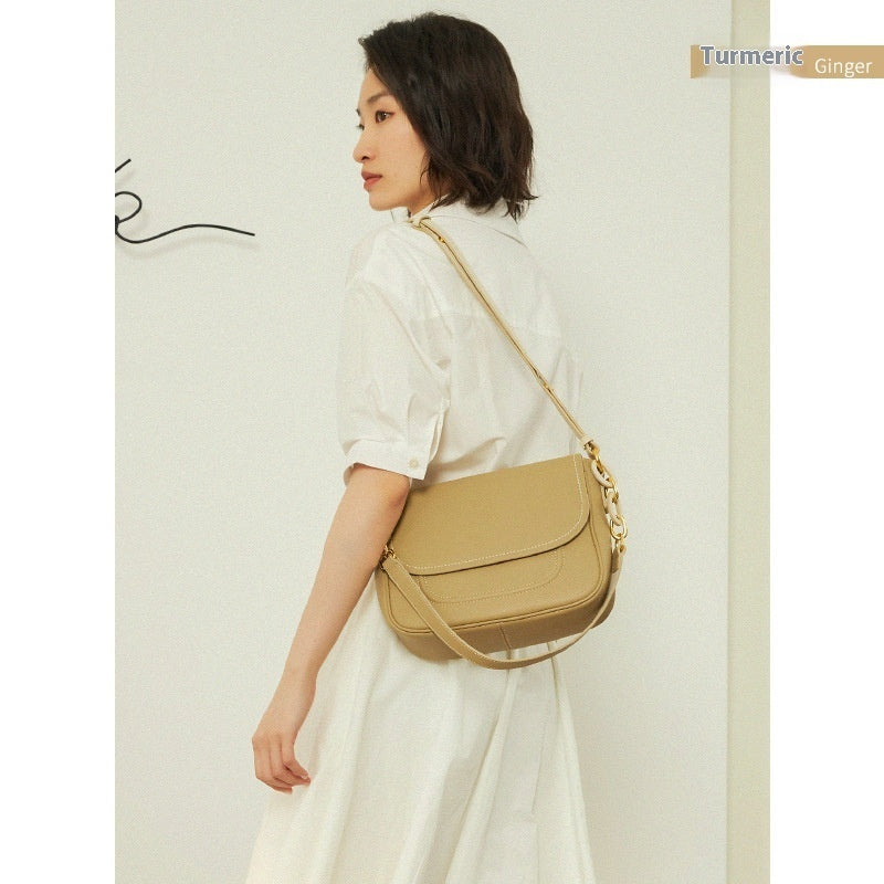 High-grade Cowhide Underarm Bag Fashion All-matching