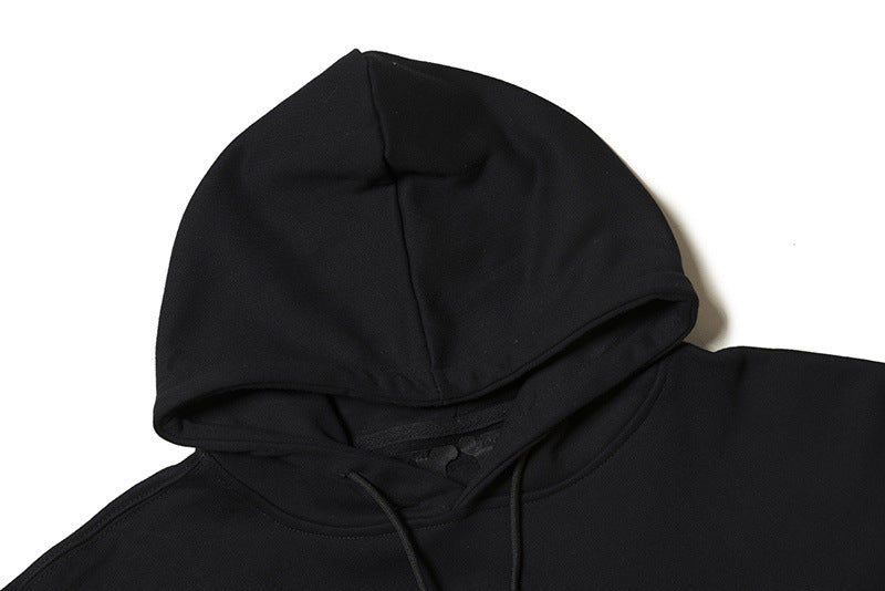 Veste pull à capuche à motif de crâne