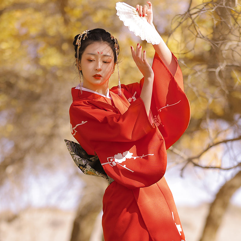 Robe de soirée annuelle traditionnelle japonaise pour filles de Kyoto