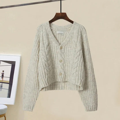 New Style Thick Sweater Cardigan For Women Slimming All-matching