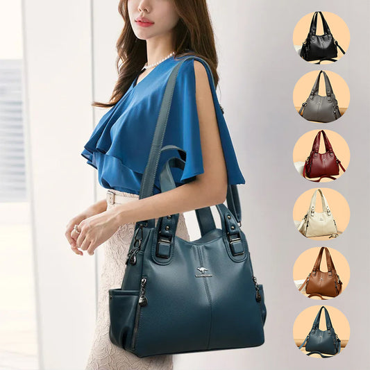 New Women's Shoulder Bag Fashion Elegant Crossbody Bag Vintage Shoulder Tote Bag Designer Ladies Large Capacity Purse Bags