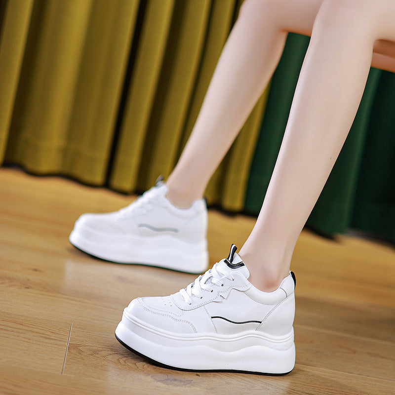 Wedge Platform Platform Casual Shoes Shoes With Hidden Heels Breathable Mesh