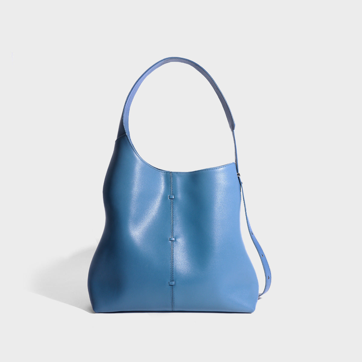 Bolso de mano de piel de gran capacidad para mujer