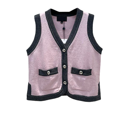 Top French Retro Temperament Wool Knitted Cardigan Women