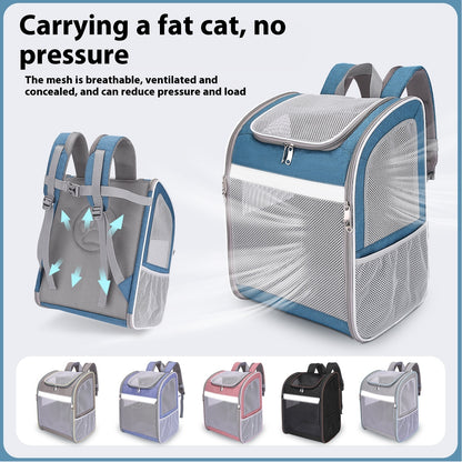 Mochila transpirable plegable para mascotas para salir