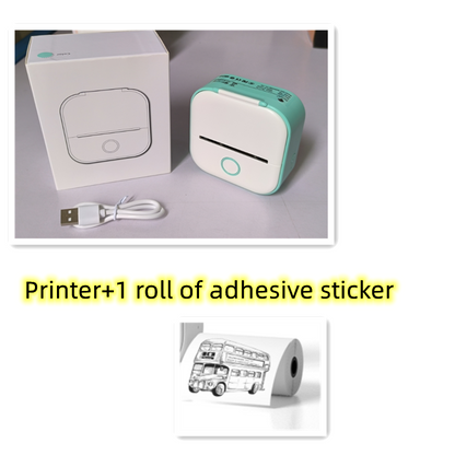 Mini-imprimante thermique Portable d'étiquettes, Photo à domicile, pour étudiants, mauvaises questions, Bluetooth, Mini-imprimante d'étiquettes, étiquette de prix