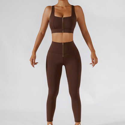 Costume de sport ensemble de Yoga sans couture femmes deux pièces