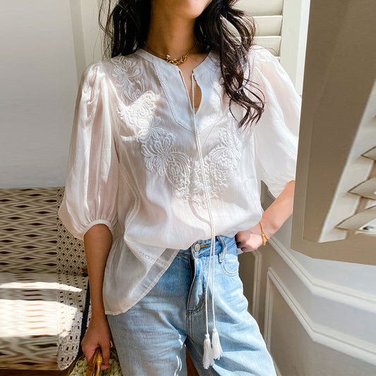 Women's Vacation Style Loose Top