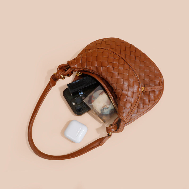 Bolso tejido cruzado Nuevo bolso de mujer versátil premium