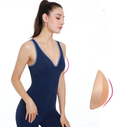 One-piece Fitness Clothes Temperament Slim Dance Sports High-end Suit