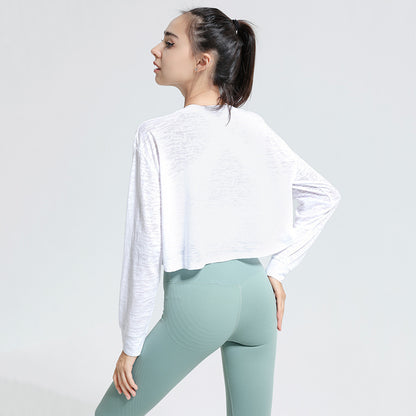 Long Sleeve Sports Top Light Breathable And Loose