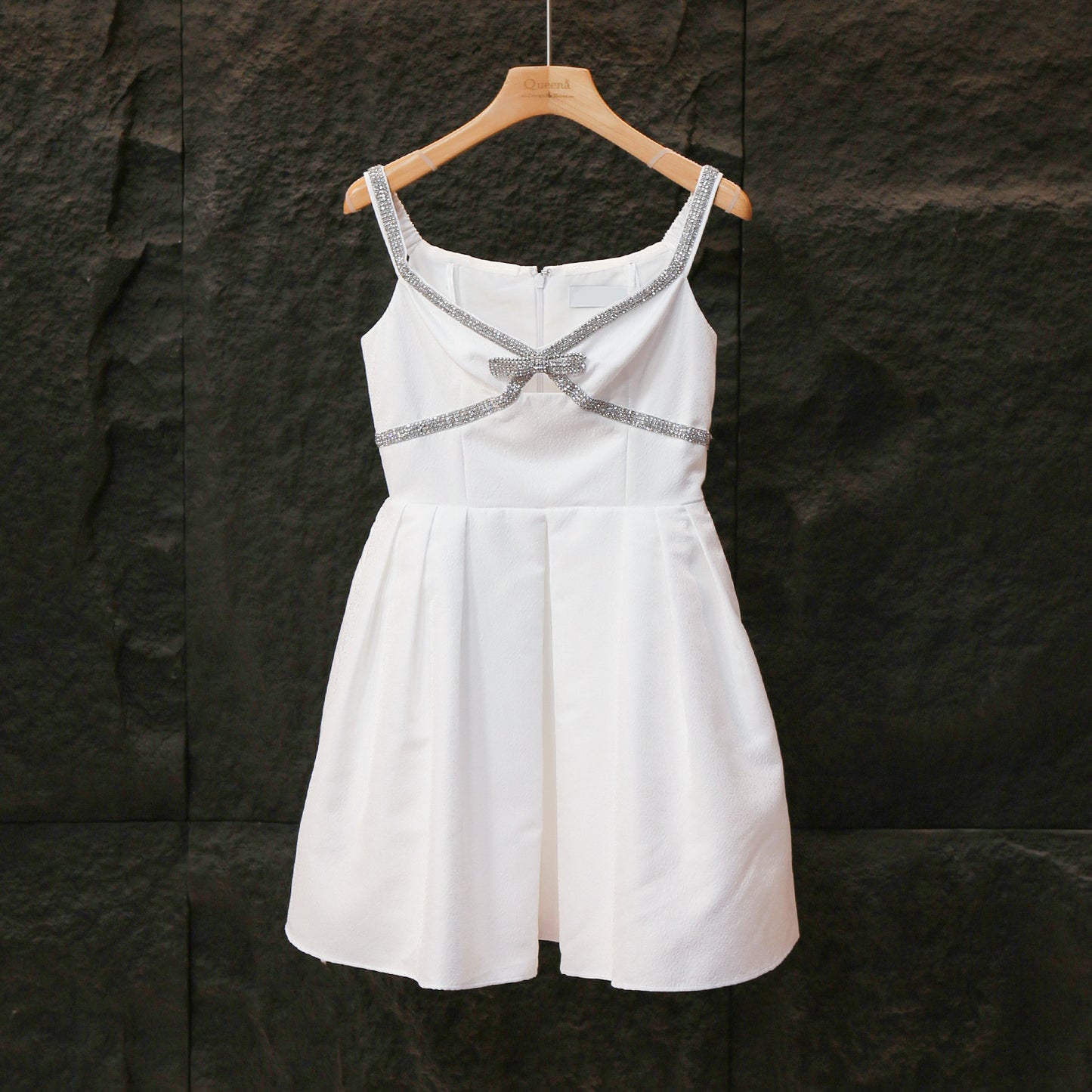 Fashion Suspenders Hollow Dress Women