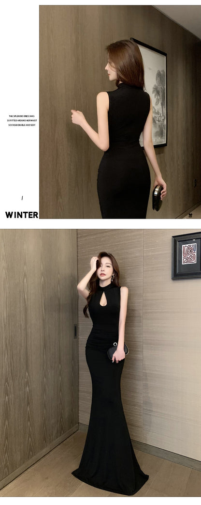 Sexy Slim Fit Slimming Sleeveless Long Dress