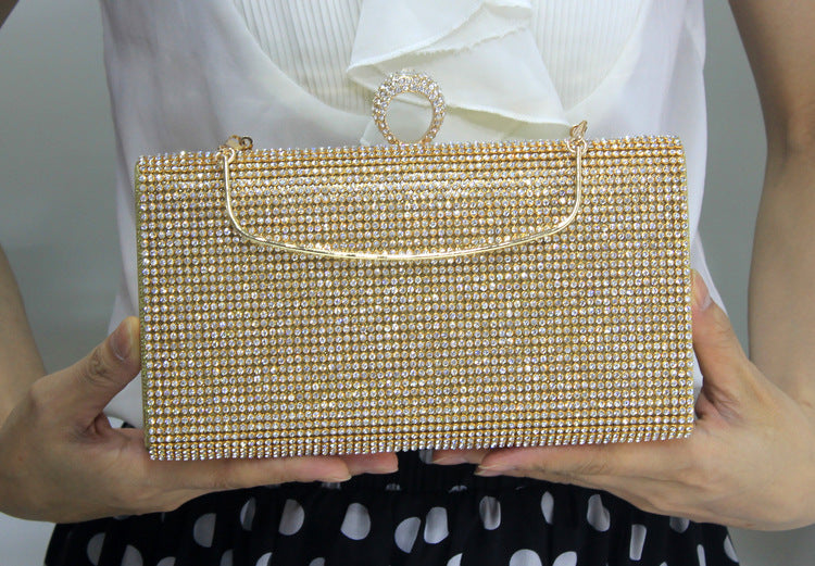 Diamond-encrusted Lady Spot Hand Bag Diamond