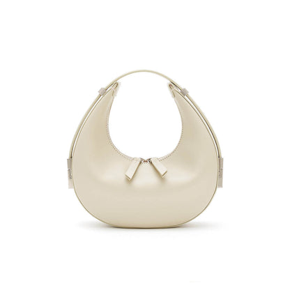 Elegant Temperament Crescent Bag Mini Shoulder Handbag