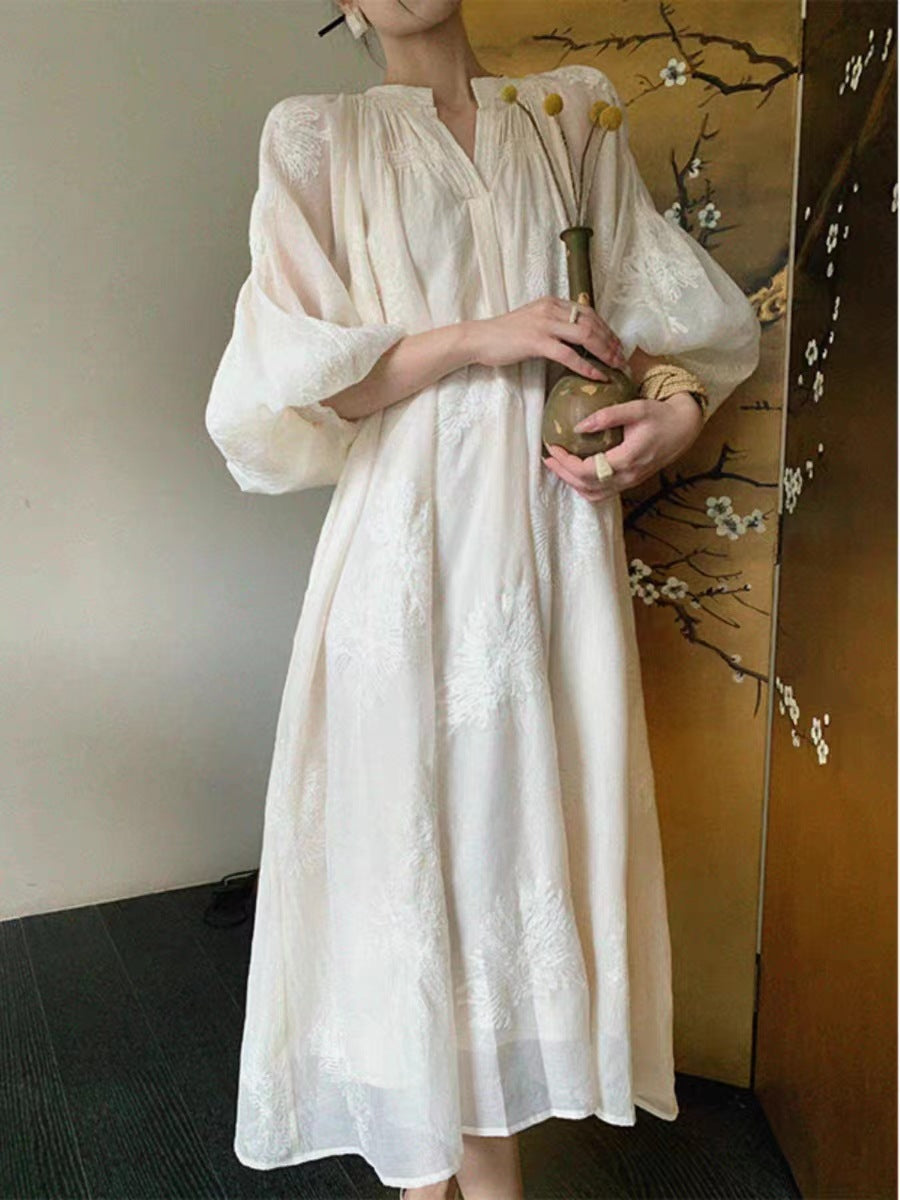 Robe de tempérament de conception de niche pour femmes