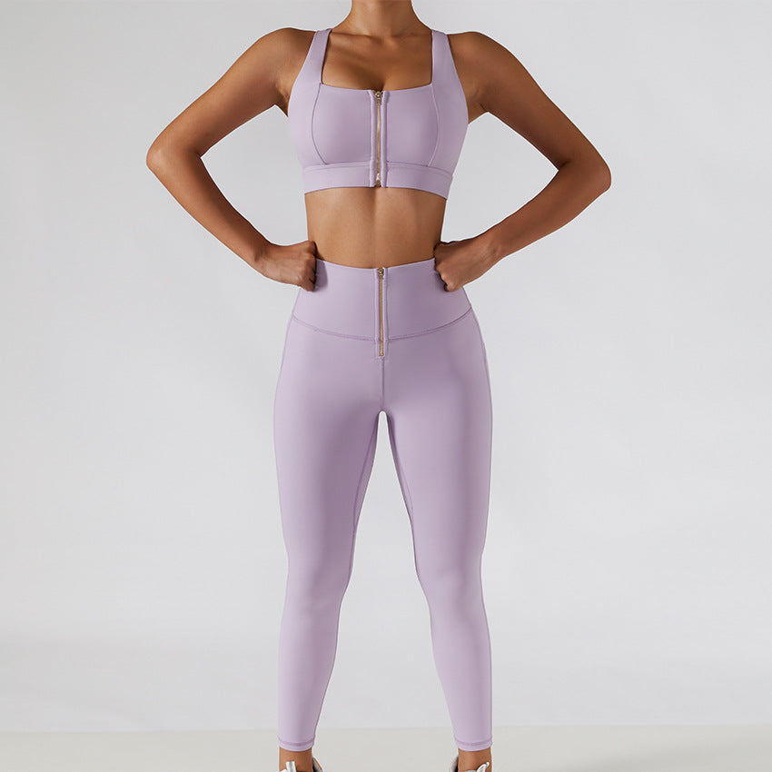 Sports Suit Seamless Yoga Set Women Two Pieces