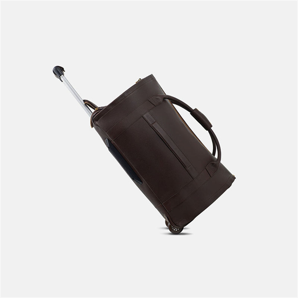 Bolso de viaje para hombre Bolso grande de cuero impermeable