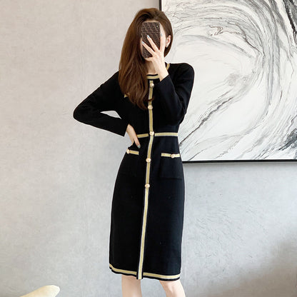 Women's Fashionable With Side-slit Sheath Skirt