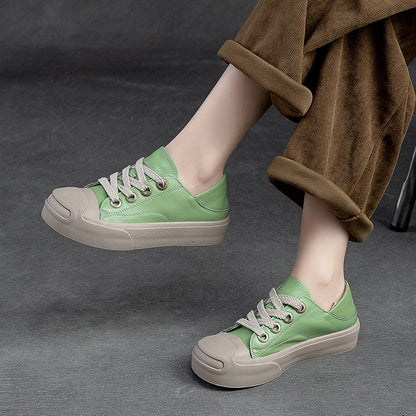 Spring And Summer Round Head Soft Bottom Casual Platform Shoes