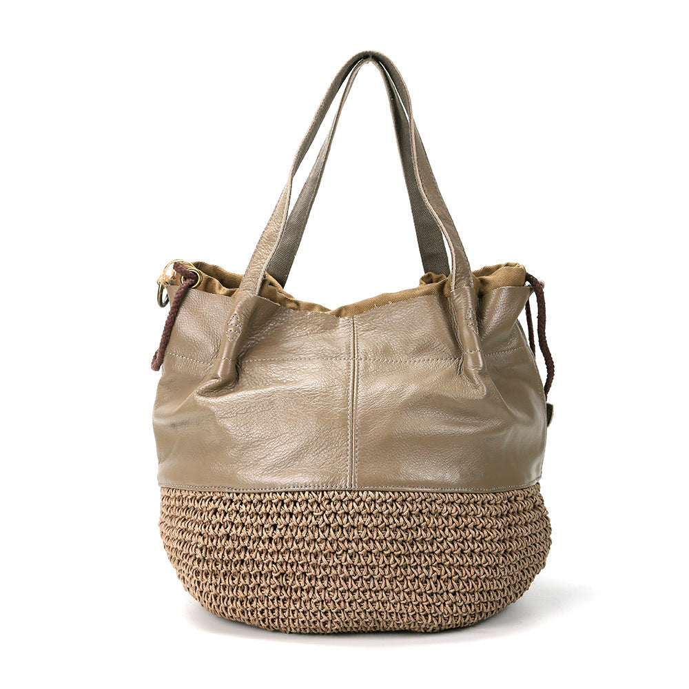 Bolso tote vintage estilo Mori para mujer