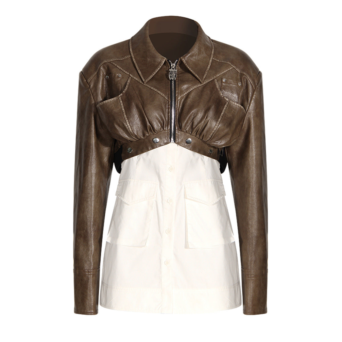 Women's Fashion Retro Biker's Coat