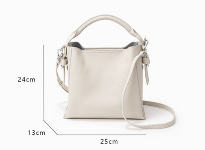 Bolso de piel de vaca de capa superior de moda para mujer