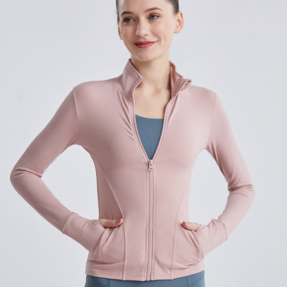 Pocket Track Top Running Fitness Cardigan