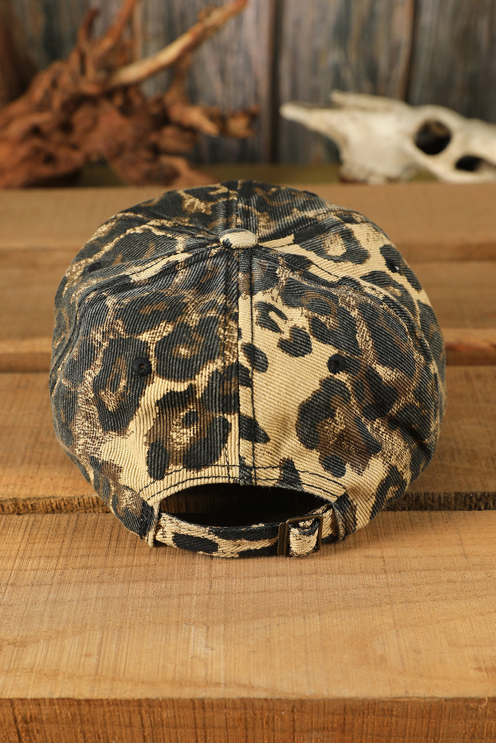 Gorra de béisbol de leopardo bordada Leopard MAMA 