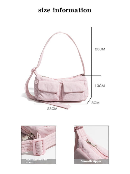 Women's Large-capacity Multi-bag Vintage Nylon Bag