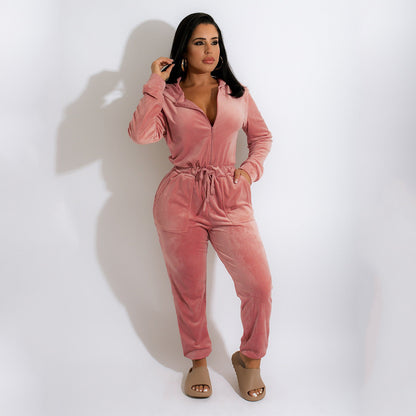 Long Sleeve Loose Women's Jumpsuit