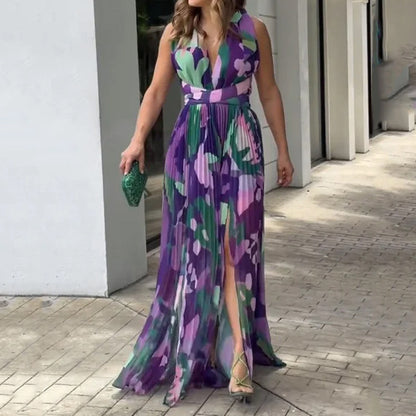 Vestido elegante largo suelto de nueva moda de otoño para mujer