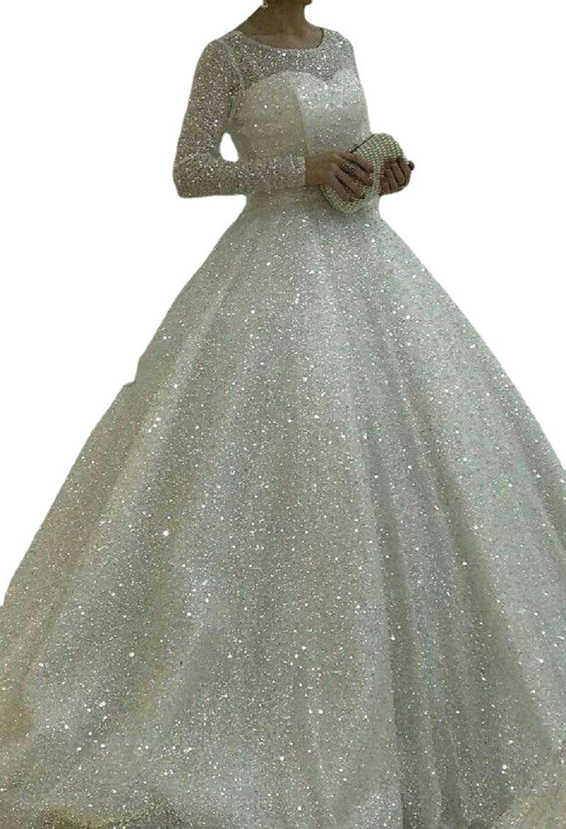 Robe de Mariée Tutu Minceur en Tulle Grande Taille