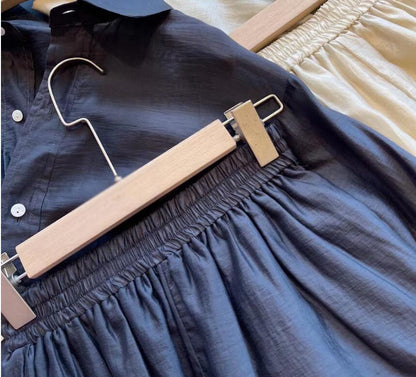 Ensemble chemise décontractée minimaliste et amincissante pour femme