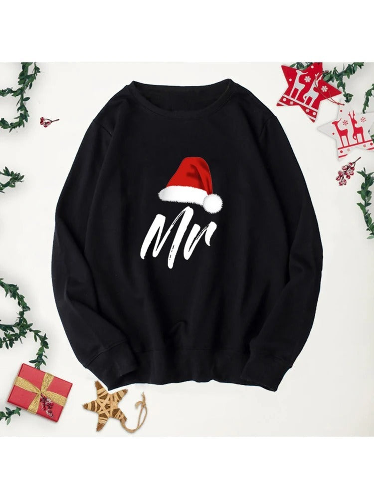 Cartoon Long Sleeve Sweater Thin Men And Women Pullover Terry Top