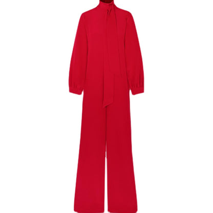 Loose Wide Leg Long Sleeve Jumpsuit