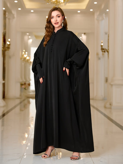 Women's Fashion Robe Batwing Sleeve Dress