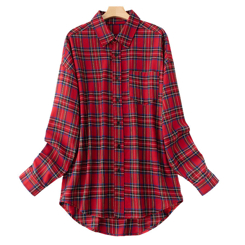 Chemise en coton à manches longues pour femme, nouveau Style d'automne