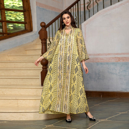 Women's Fashion Dress Dubai Robe