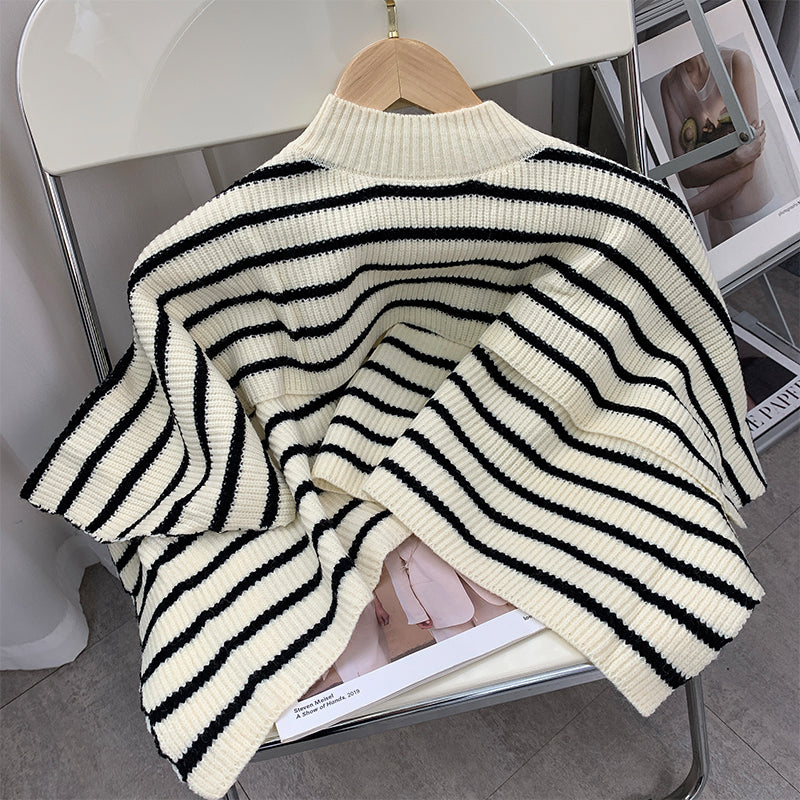 Women's Irregular Thick Pullover Knitted Shawl Scarf