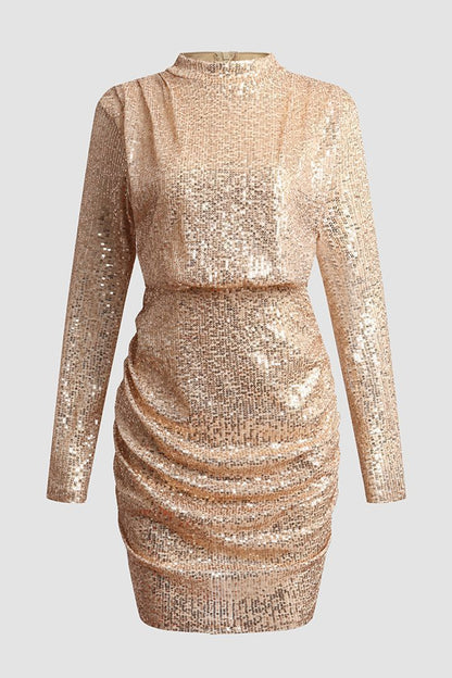 Robe fourreau à paillettes pour femme, nouvelle collection