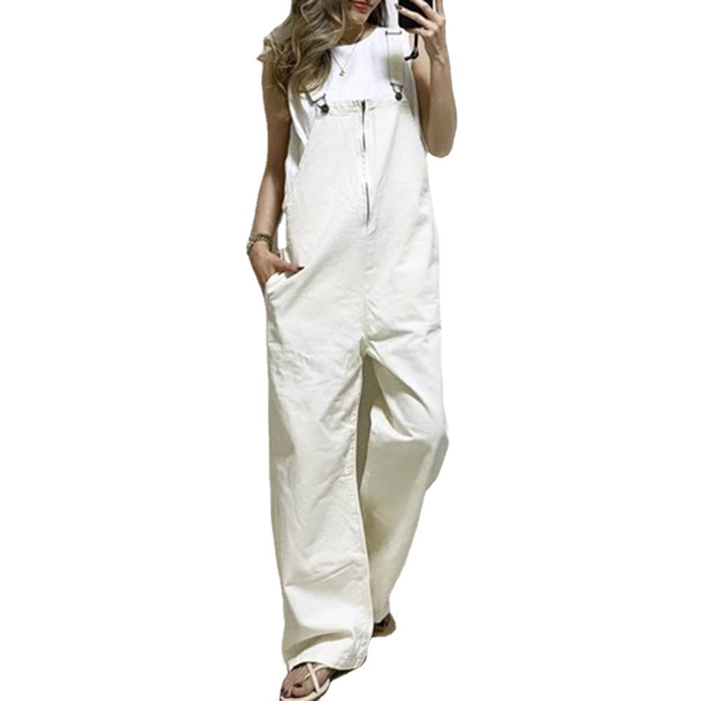 Women's Casual Pants Overalls Jumpsuit Trousers