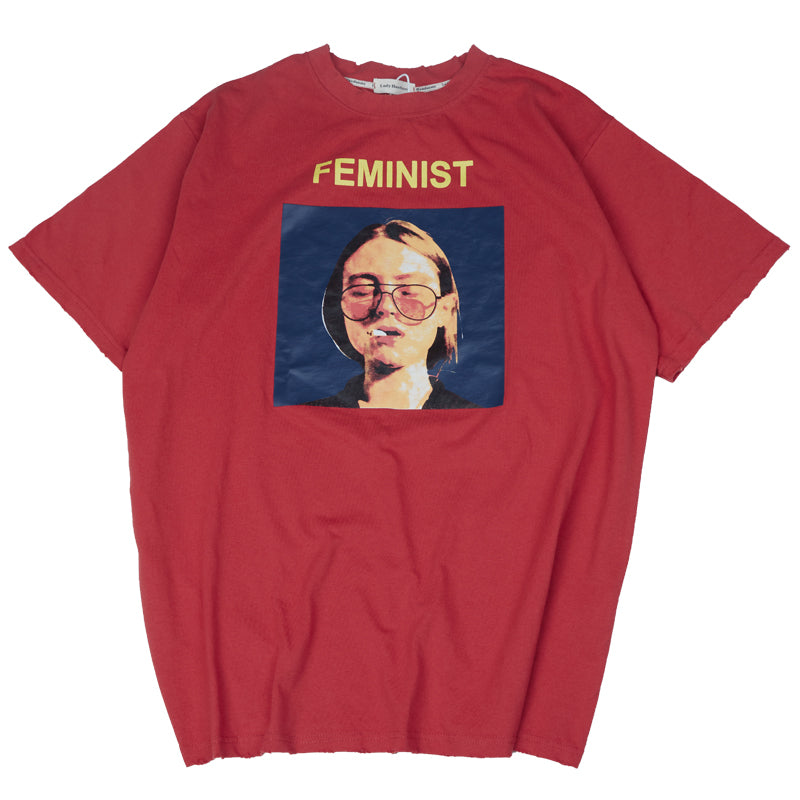 Petit T-shirt ample à manches courtes pour femmes, bas du corps, haut manquant, été