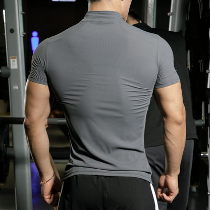 Fitness Exercise Tight Short Sleeve