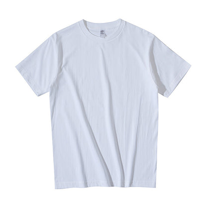 Heavy Industry White Cotton T-shirt Small Neckline Top