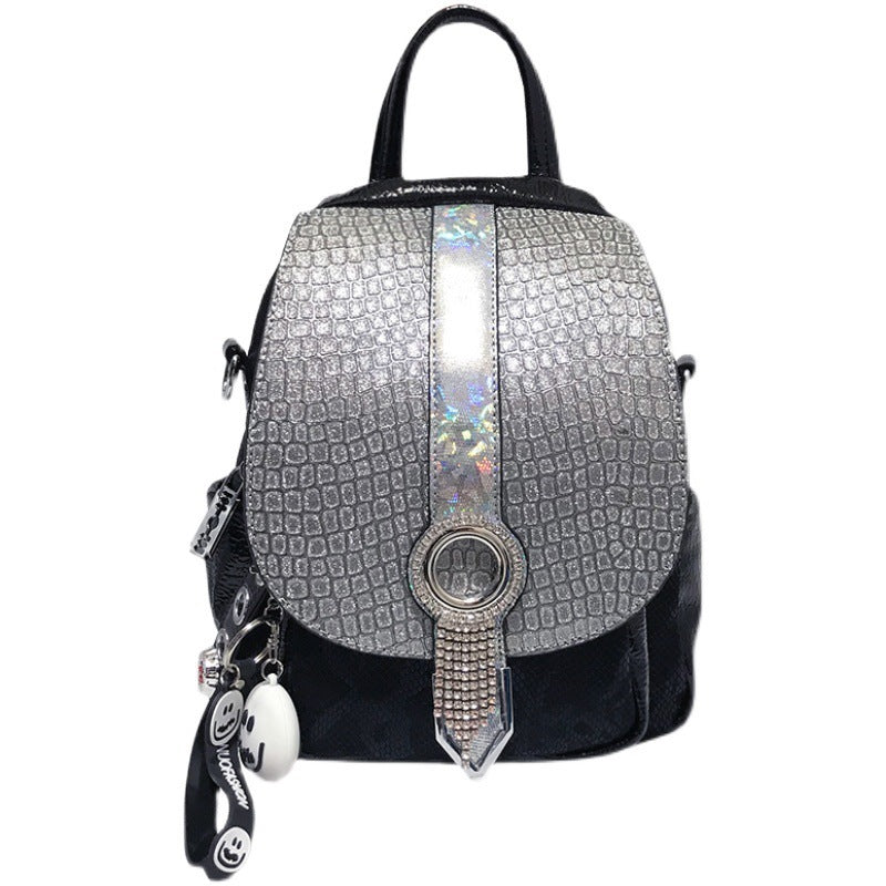 Mochila de mujer Bolso de mujer Bolso diagonal de doble uso para mujer