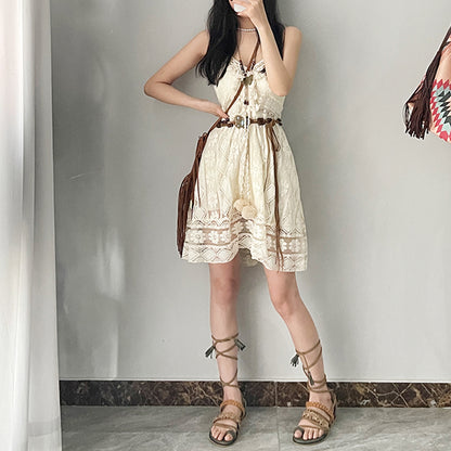 Short Vacation Strap Dress For Women