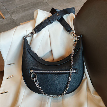 Fashion Women's Cowhide Chain Shoulder Bag