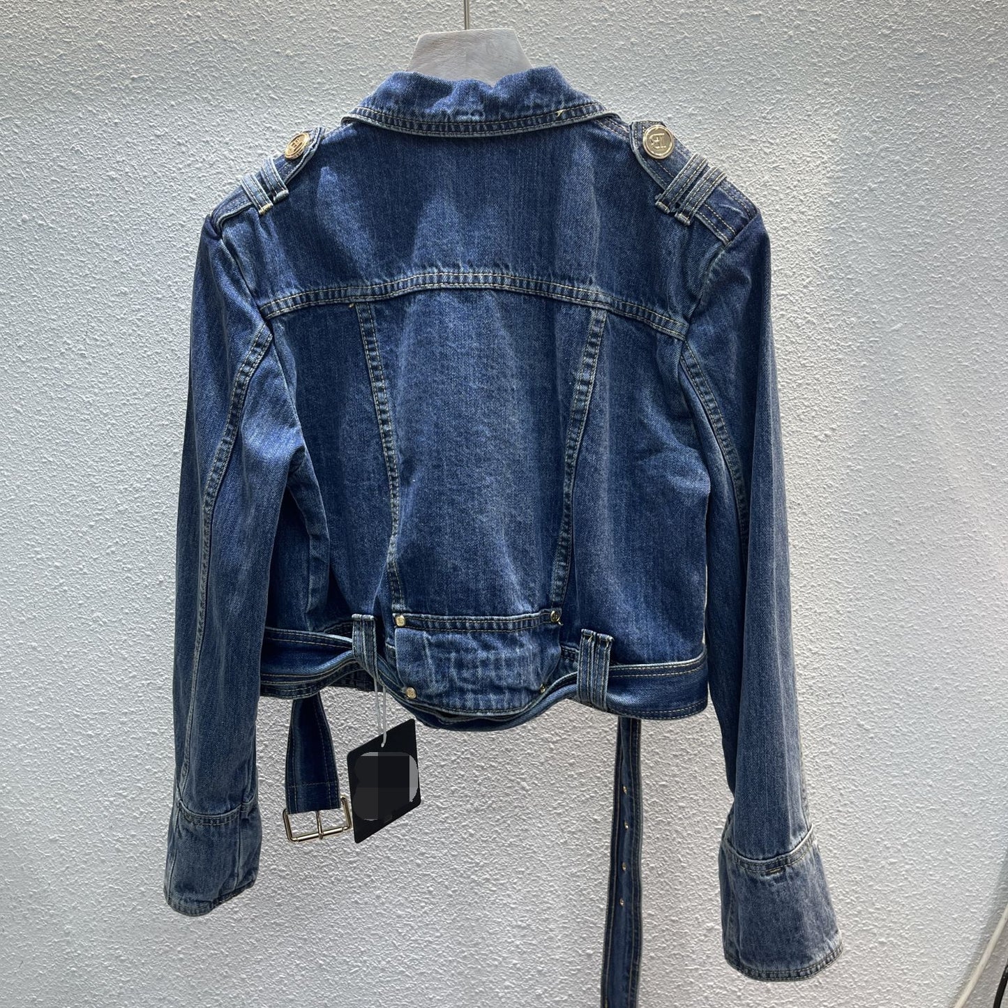 Popular Street Cool Button Denim Coat Korean Style Loose And Idle Fan Car Top