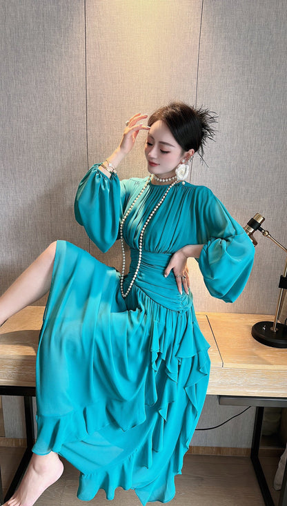 High Waist Big Swing Long Fairy Dress